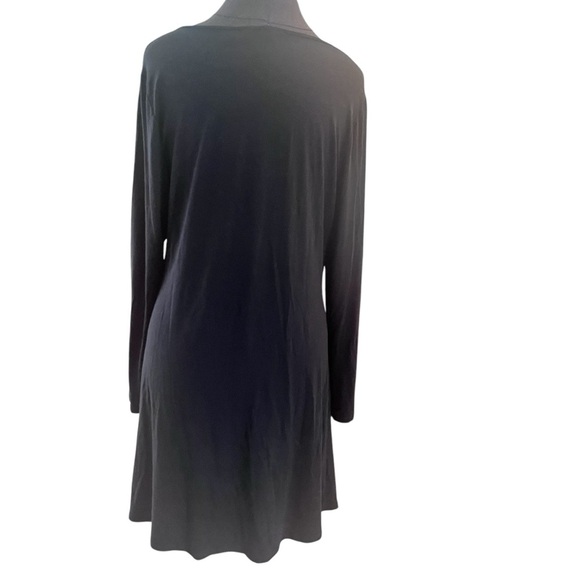 Betabrand Black Silk Blend Travel Dress Medium - Picture 3 of 9